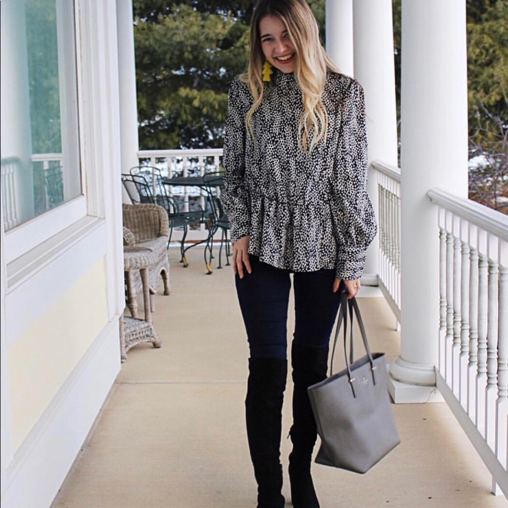 Long Sleeve Asymmetric Blouse “Who What Wear”